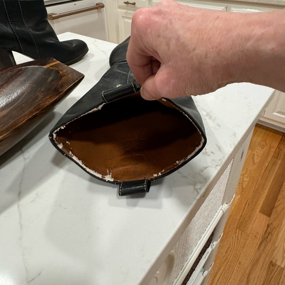 Lucky Brand Black Leather Boots - Picture 9 of 12